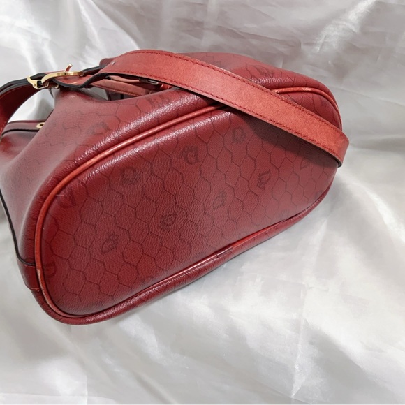 Dior Red Vintage Logo Bucket Bag - Picture 5 of 16